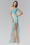 Prom Long Formal One Shoulder Evening Dress - The Dress Outlet Elizabeth K