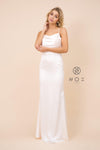 Prom Long Formal Spaghetti Strap Evening Gown - The Dress Outlet Nox Anabel