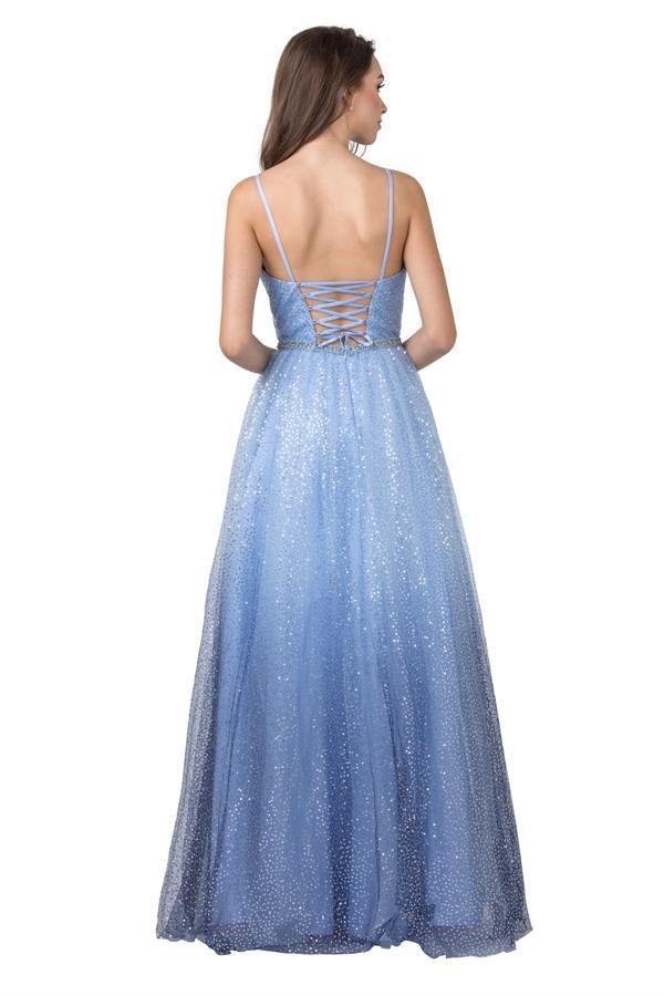 Prom Long Formal Spaghetti Straps Ball Gown - The Dress Outlet