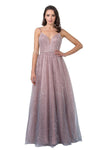 Prom Long Formal Spaghetti Straps Ball Gown - The Dress Outlet