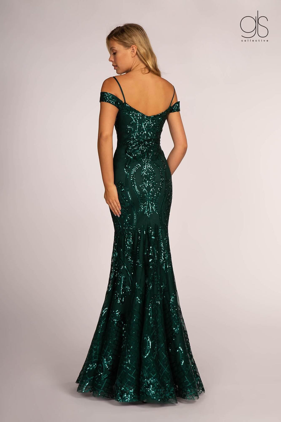 Prom Long Off Shoulder Mermaid Evening Dress - The Dress Outlet Elizabeth K