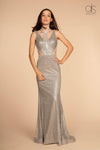 Prom Long Open Back Cut Out Evening Gown - The Dress Outlet Elizabeth K