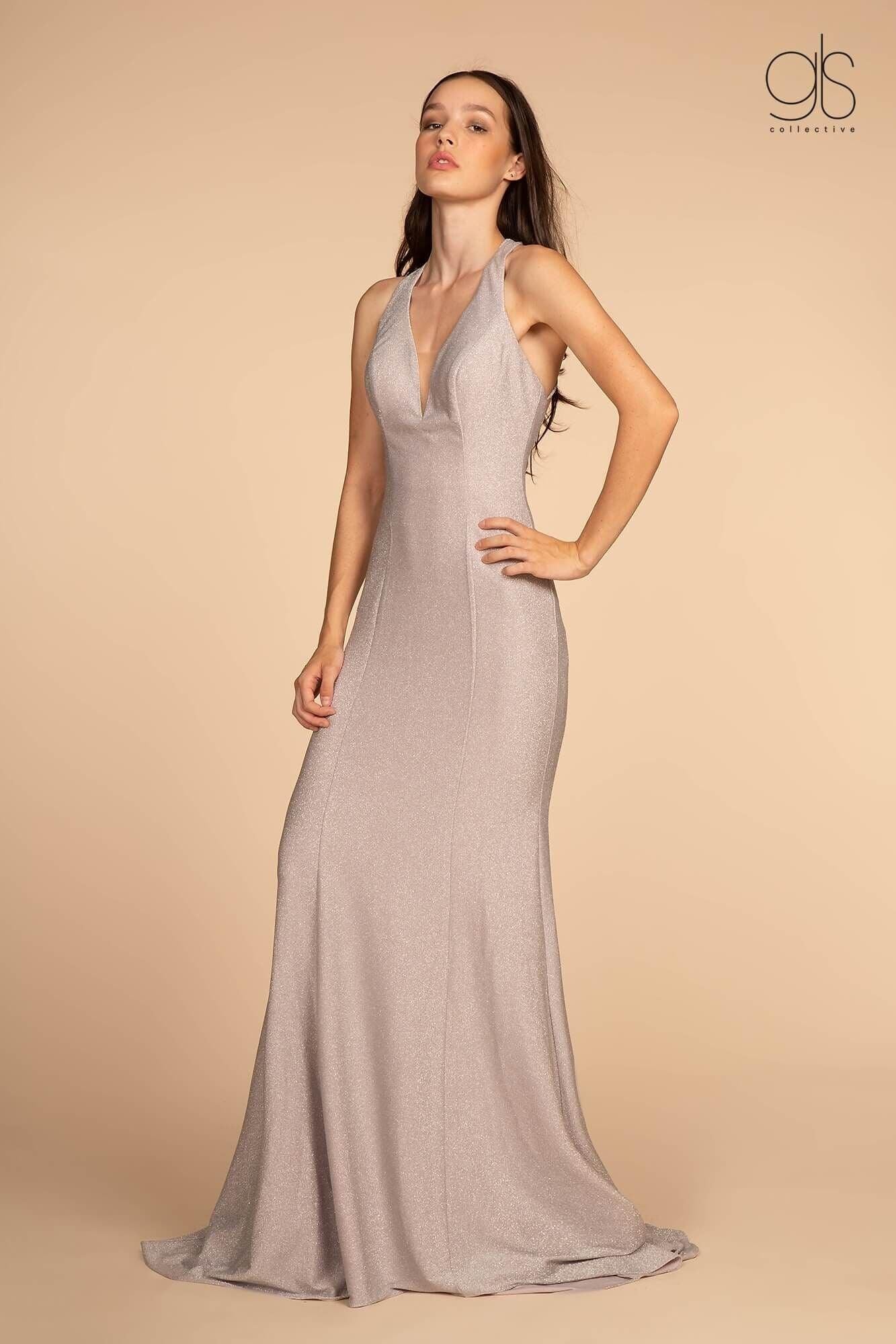 Prom Long Open Back Mermaid Evening Dress - The Dress Outlet Elizabeth K