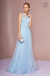 Prom Long Sleeveless Plus Size Evening Gown - The Dress Outlet Elizabeth K