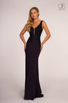 Prom Long Sleeveless V-Neck Evening Formal Dress - The Dress Outlet Elizabeth K