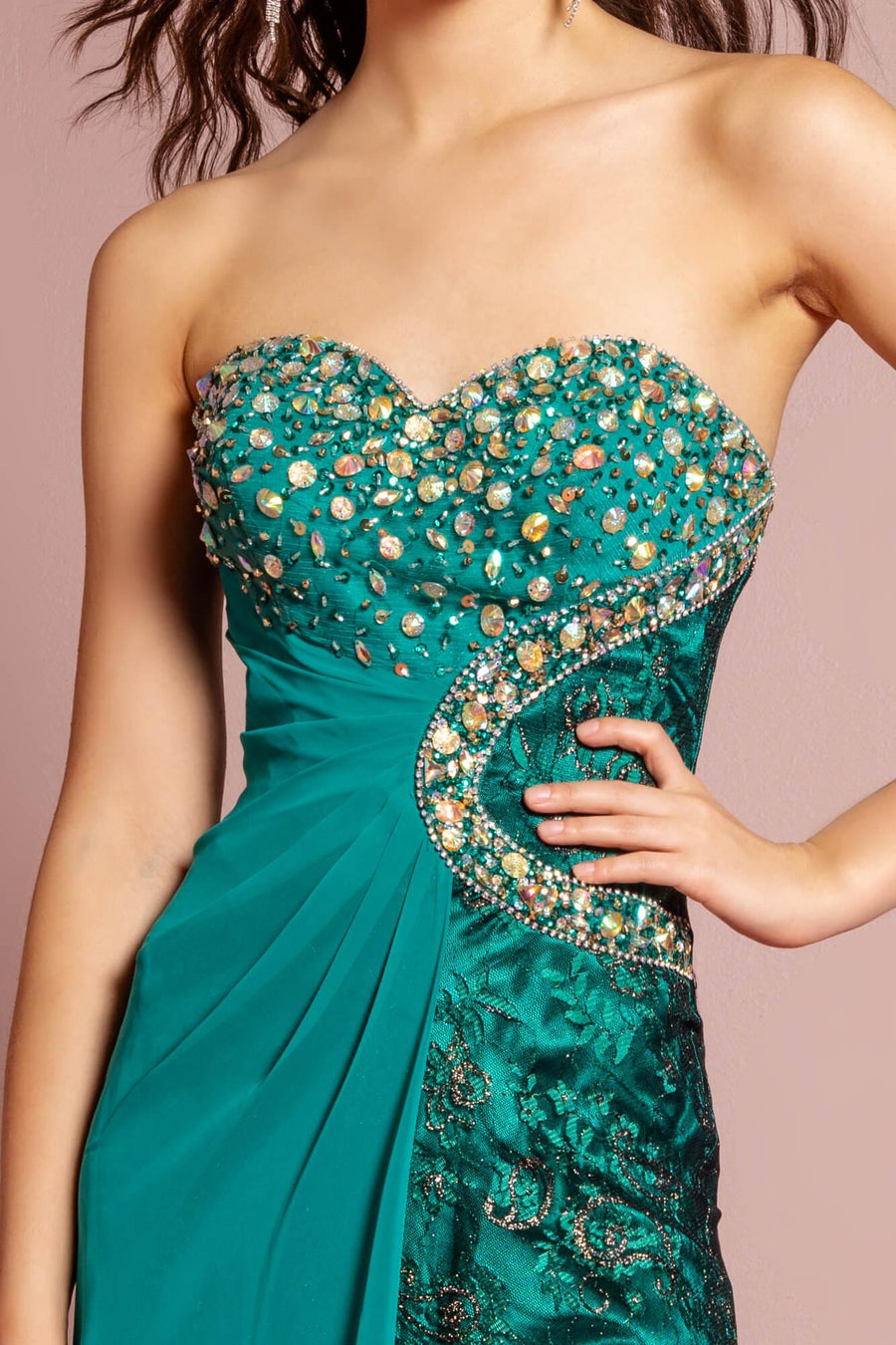 Prom Long Strapless Sweetheart Formal Evening Dress - The Dress Outlet Elizabeth K