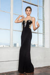 Prom Low Back Long Formal Evening Dress - The Dress Outlet Elizabeth K