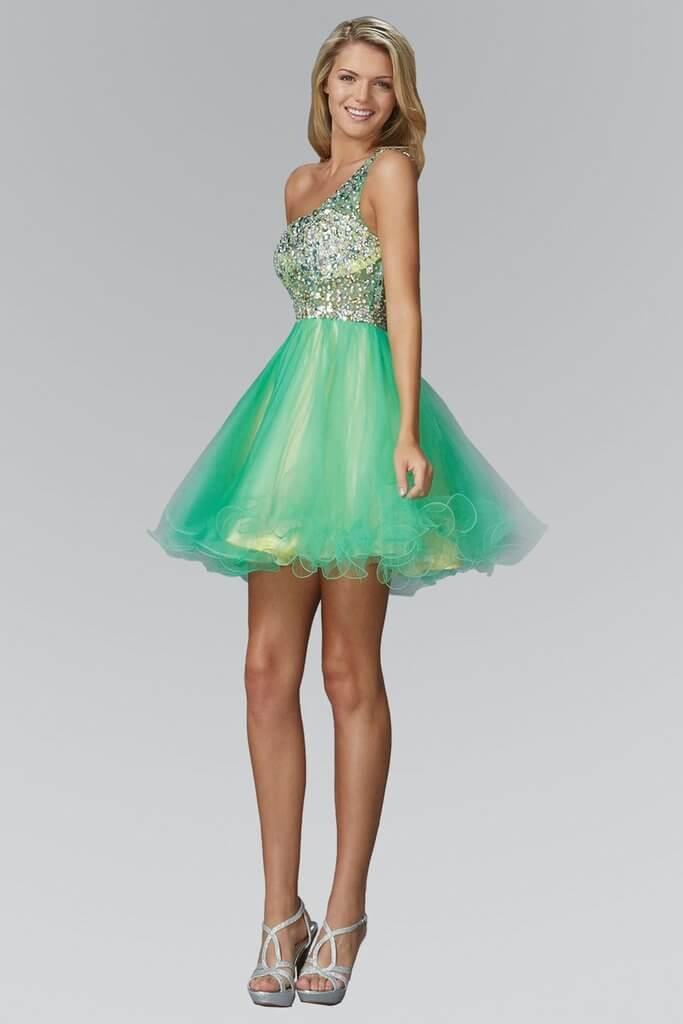 Prom Short Dress Formal Homecoming - The Dress Outlet Elizabeth K