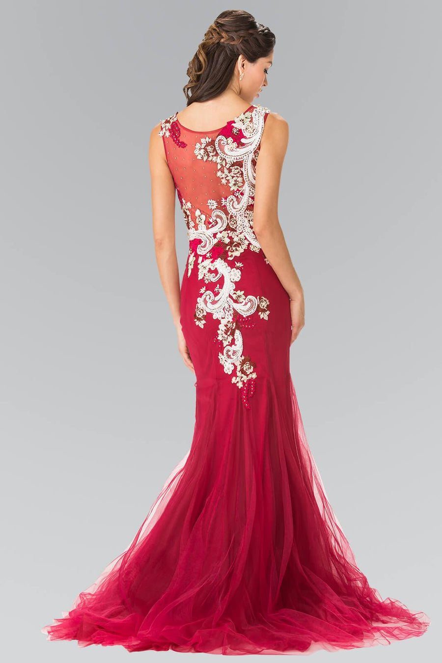 Prom Sleeveless Formal Dress Mermaid Long Gown - The Dress Outlet Elizabeth K