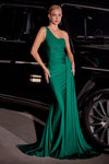 Prom Dresses Long Prom Fitted Dress Emerald