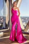 Prom Dresses Long Prom Fitted Dress Magenta