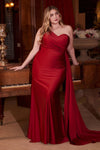 Prom Dresses Long Fitted Plus Size Prom Dress Burgundy