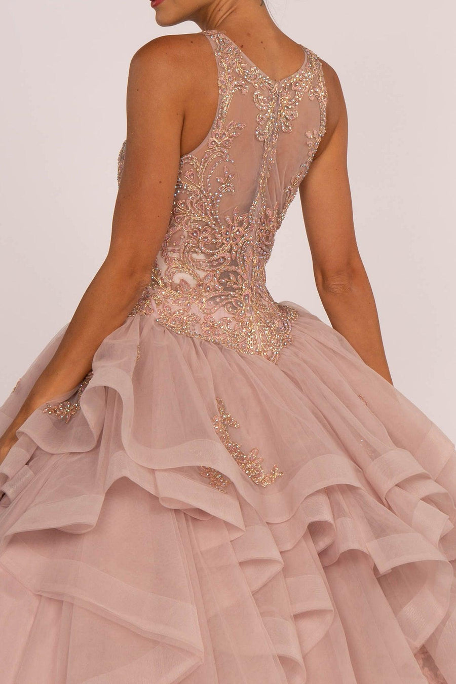 Quinceanera Dress Long Sweet 16 Gown - The Dress Outlet Elizabeth K