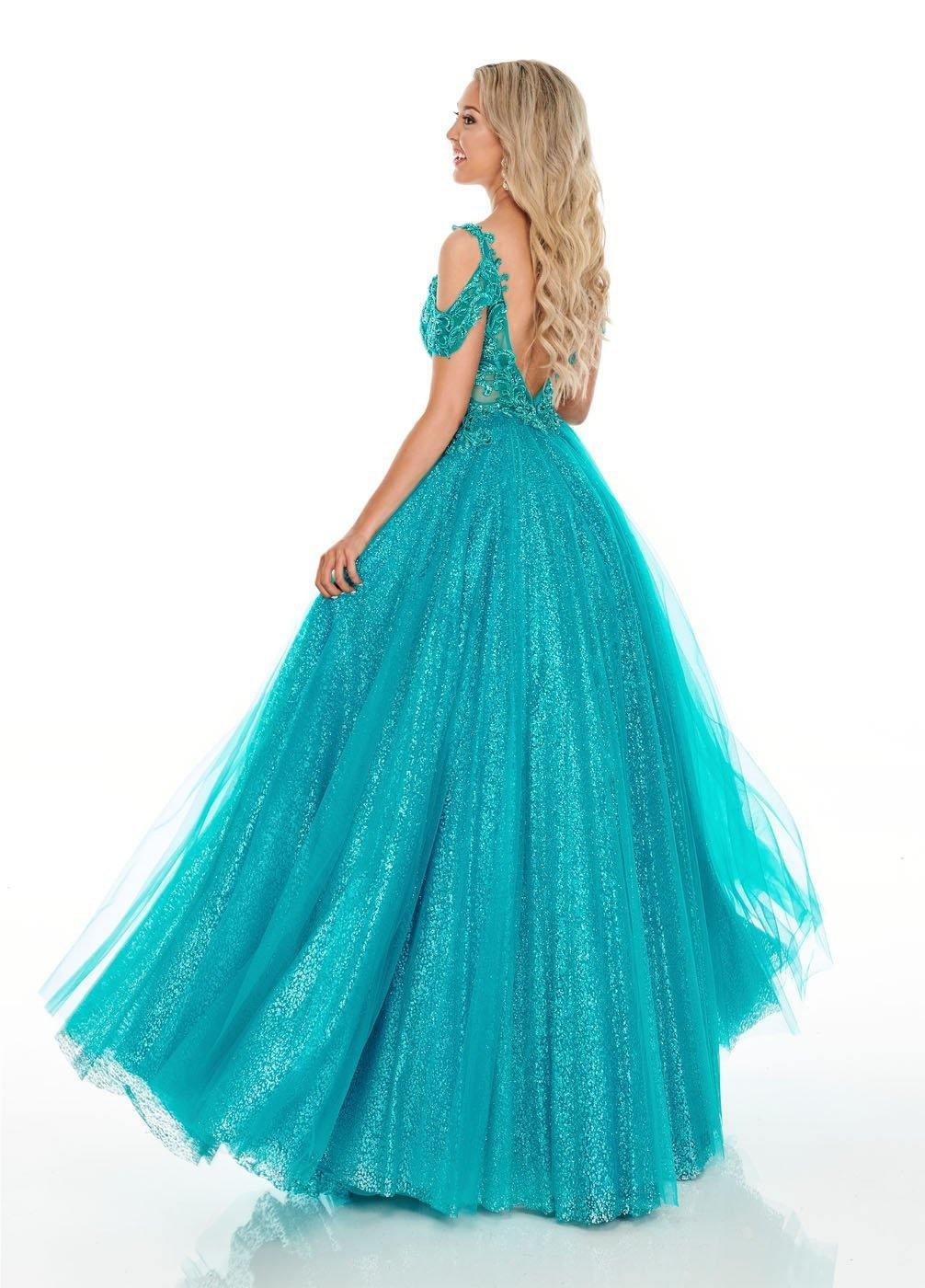 Rachel Allan Long Ball Gown Prom Dress - The Dress Outlet