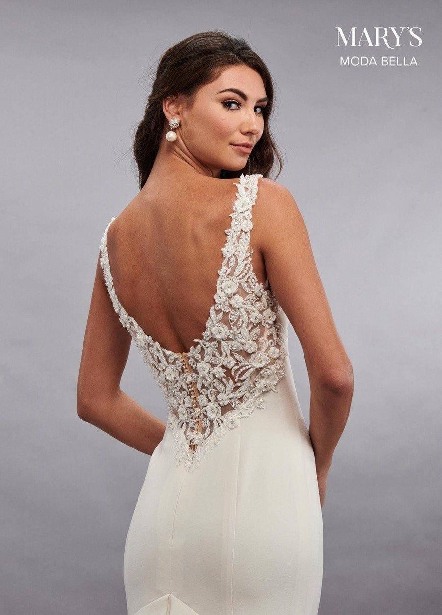 Rachel Allan Long Fitted Bridal Gown - The Dress Outlet