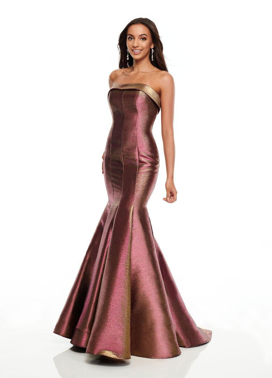 Rachel Allan Long Fitted Mermaid Prom Dress - The Dress Outlet