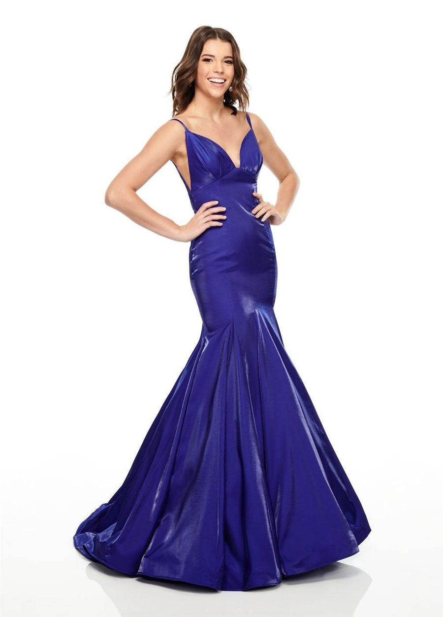 Rachel Allan Long Fitted Mermaid Prom Dress - The Dress Outlet