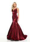 Rachel Allan Long Fitted Mermaid Prom Dress - The Dress Outlet