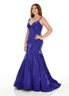 Rachel Allan  Long Fitted Plus Size Prom Dress - The Dress Outlet