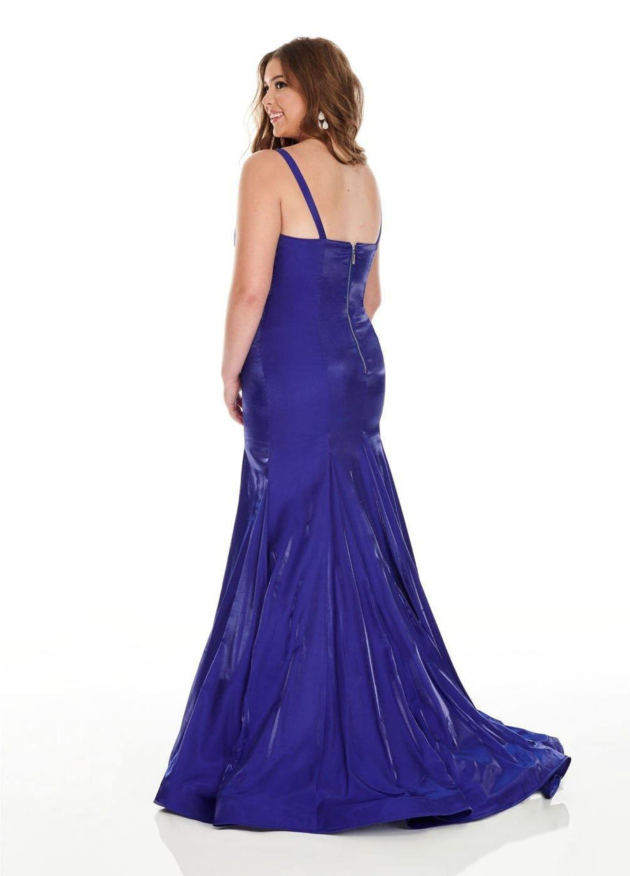 Rachel Allan  Long Fitted Plus Size Prom Dress - The Dress Outlet