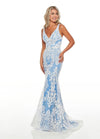 Rachel Allan Long Fitted Prom Dress - The Dress Outlet