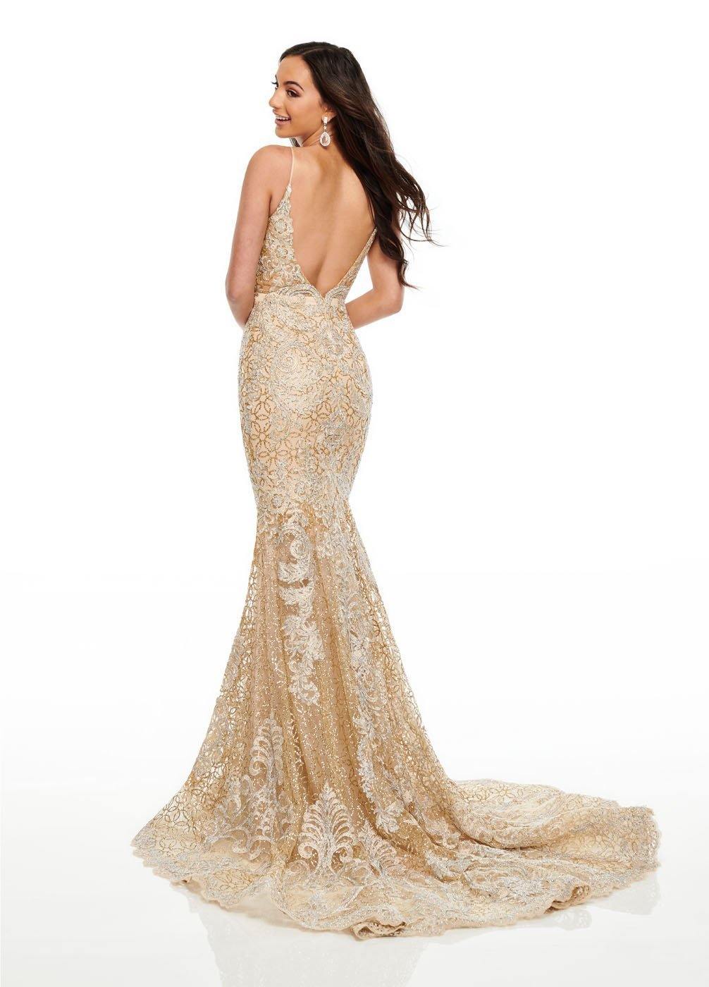 Rachel Allan Long Fitted Prom Dress - The Dress Outlet