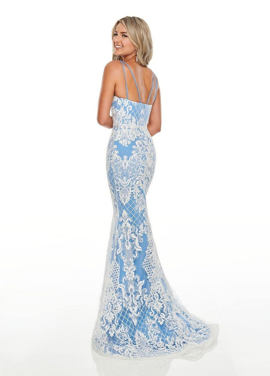 Rachel Allan Long Fitted Prom Dress - The Dress Outlet