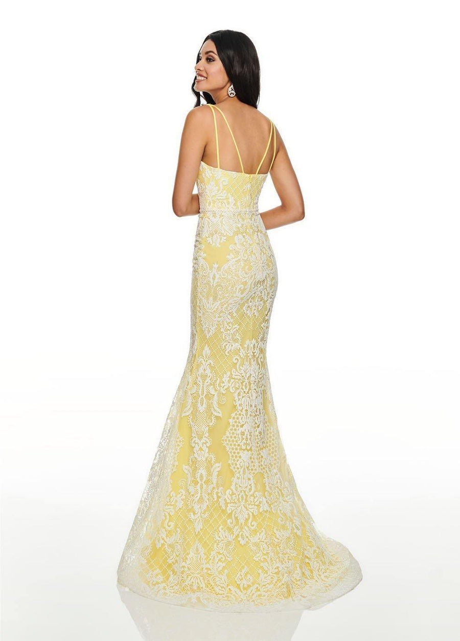 Rachel Allan Long Fitted Prom Dress - The Dress Outlet