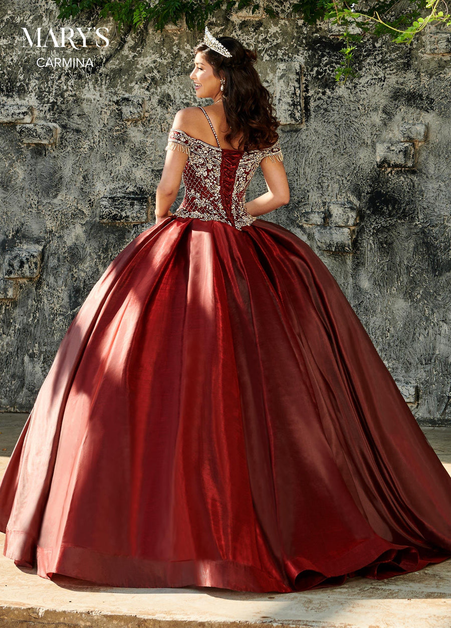 Rachel Allan Long Off Shoulder Quinceanera Dress - The Dress Outlet