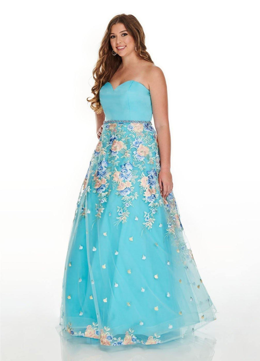 Rachel Allan Long Plus Size Dress Prom - The Dress Outlet