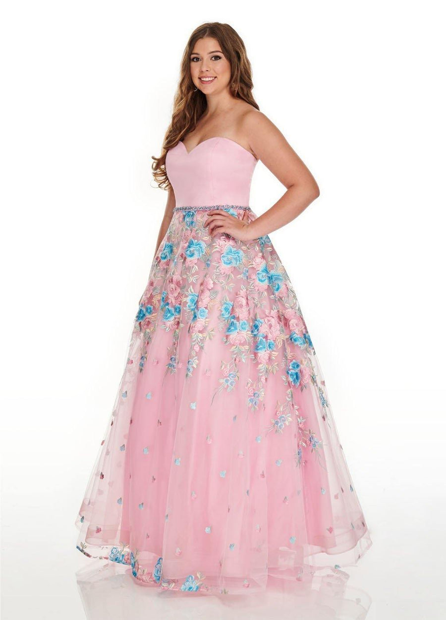 Rachel Allan Long Plus Size Dress Prom - The Dress Outlet