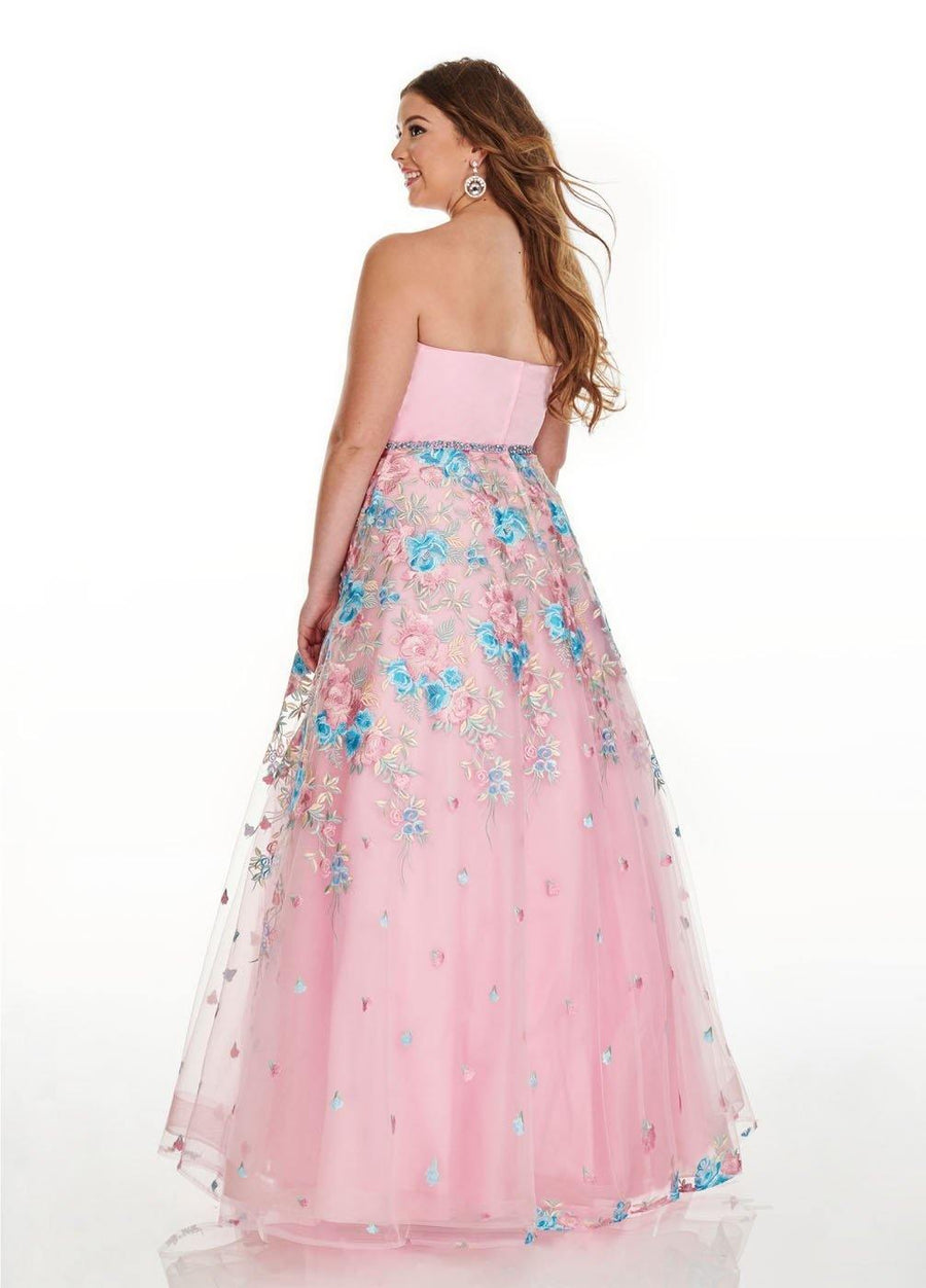 Rachel Allan Long Plus Size Dress Prom - The Dress Outlet