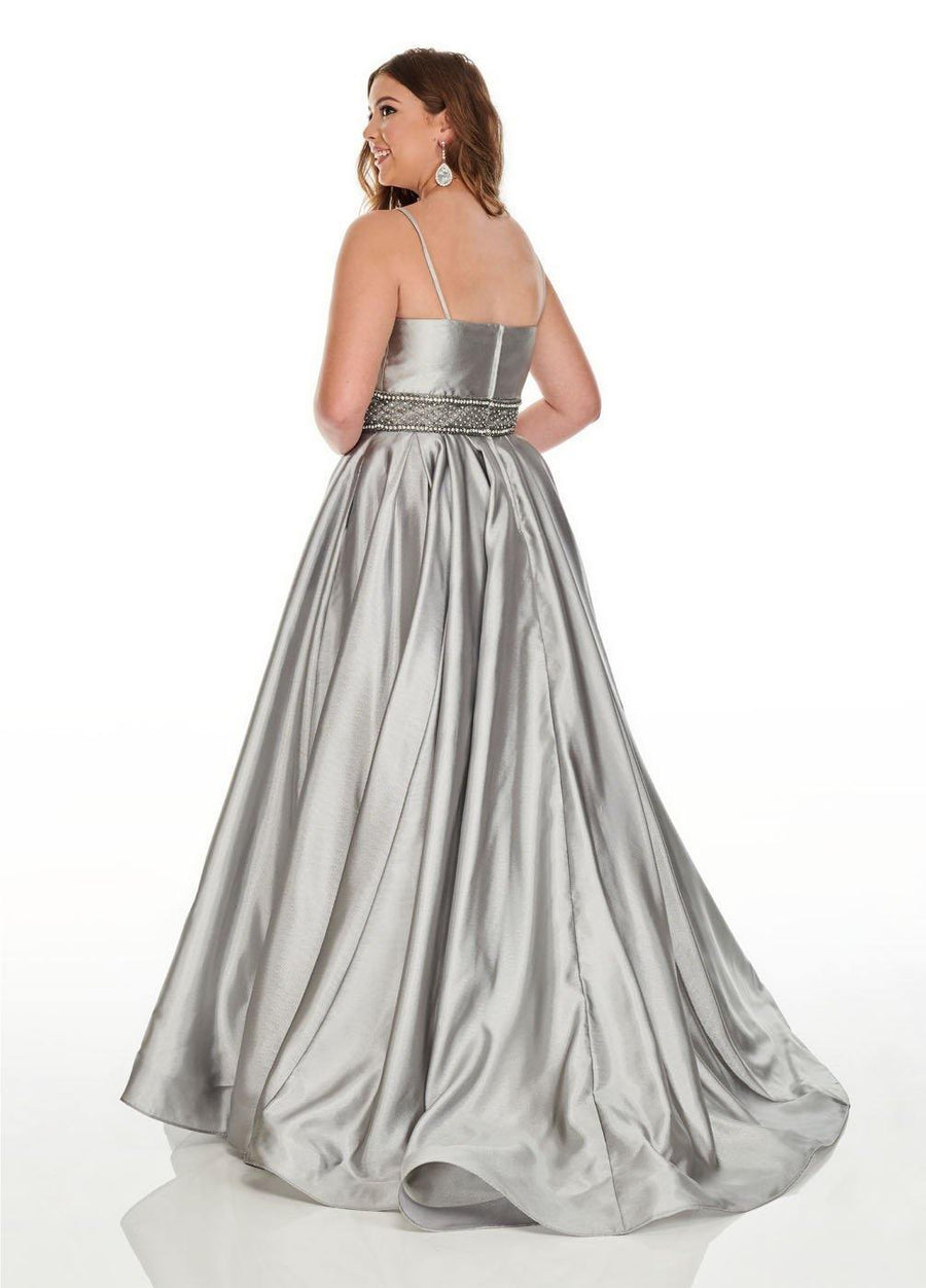 Rachel Allan Long Plus Size Prom Dress - The Dress Outlet