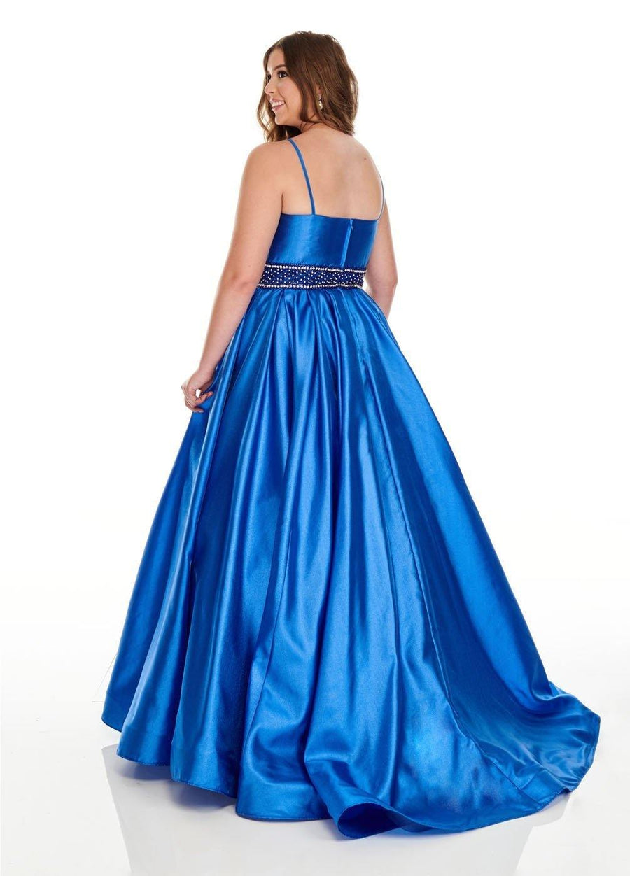 Rachel Allan Long Plus Size Prom Dress - The Dress Outlet