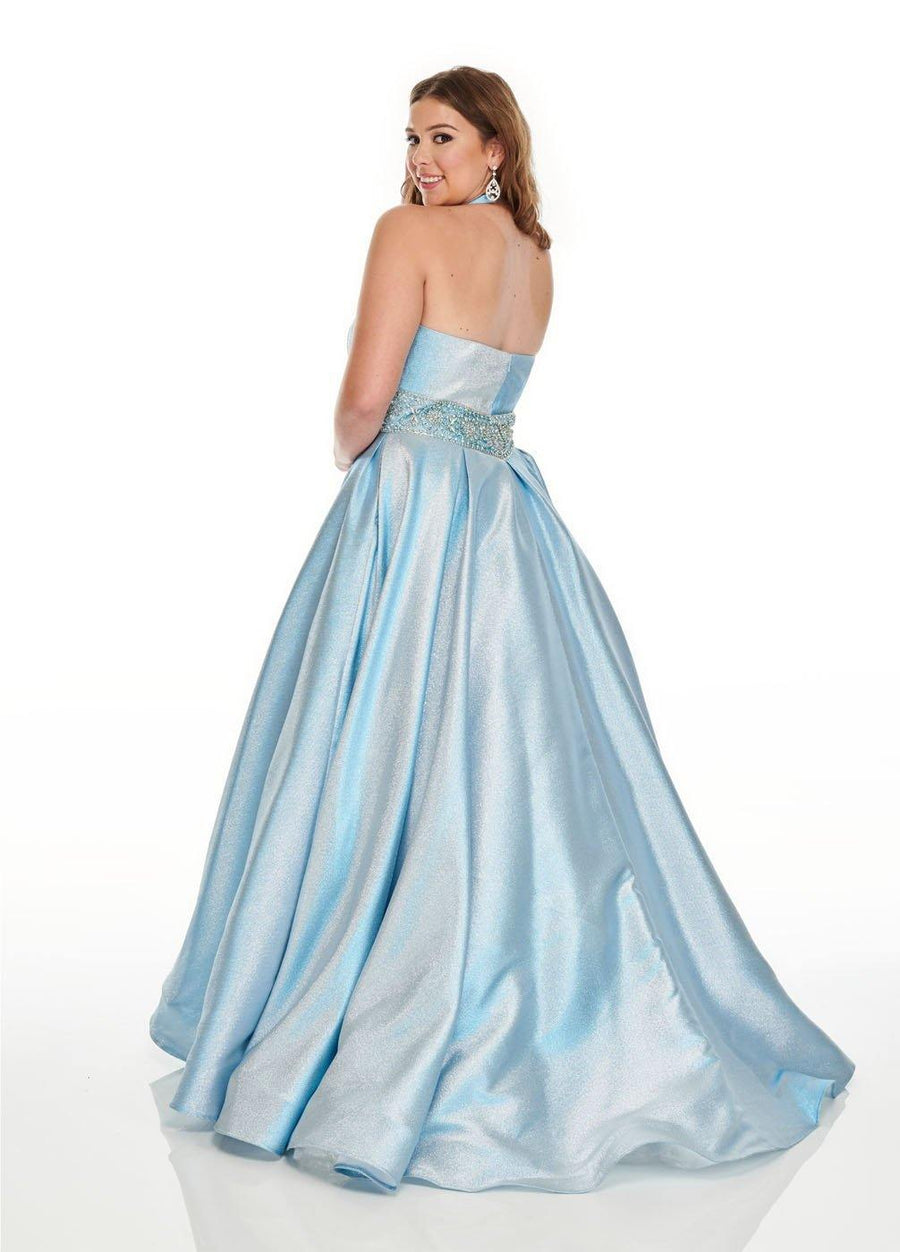 Rachel Allan Long Plus Size Prom Dress - The Dress Outlet