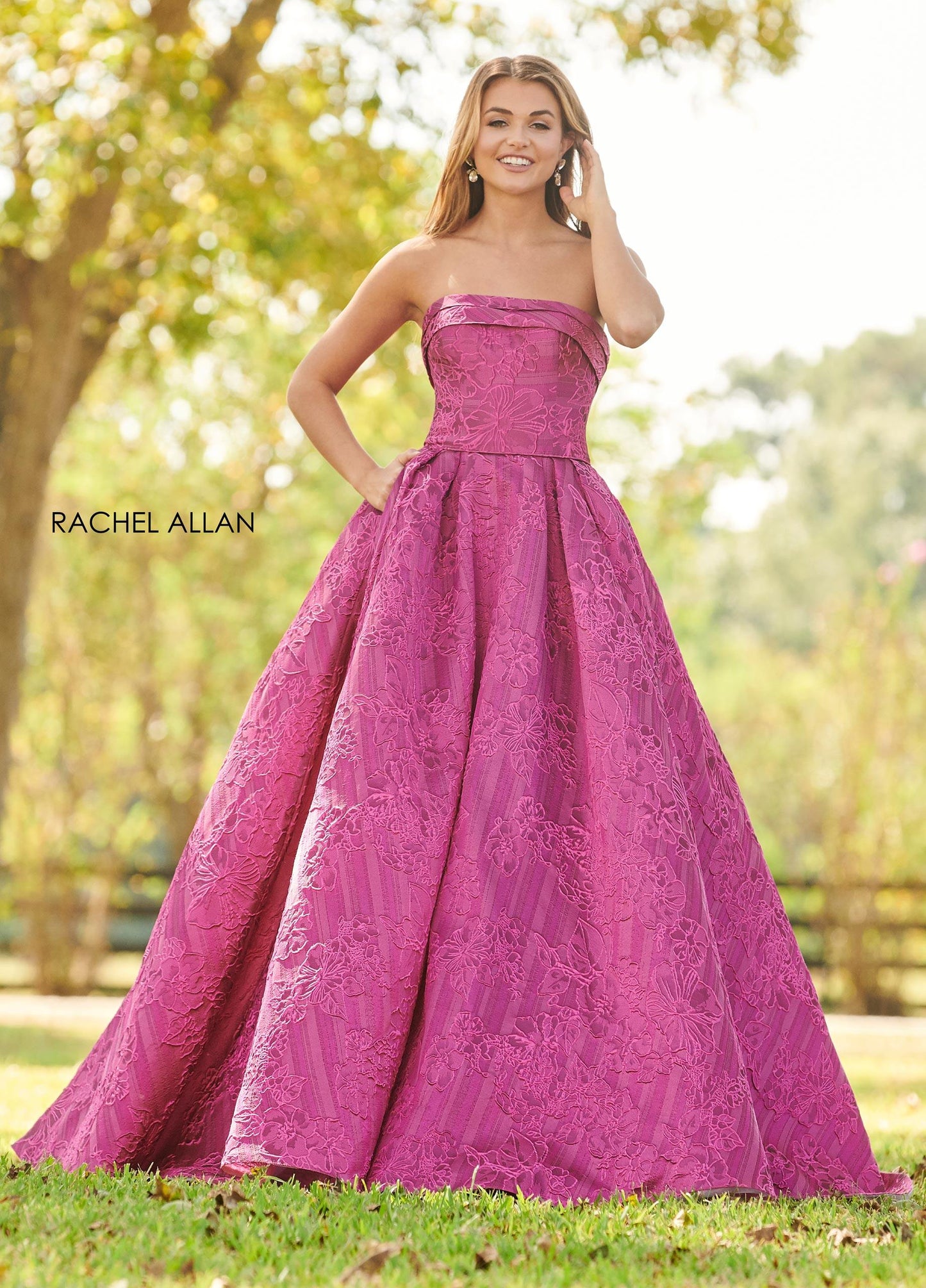 Rachel Allan Long Prom Dress Ball Gown - The Dress Outlet