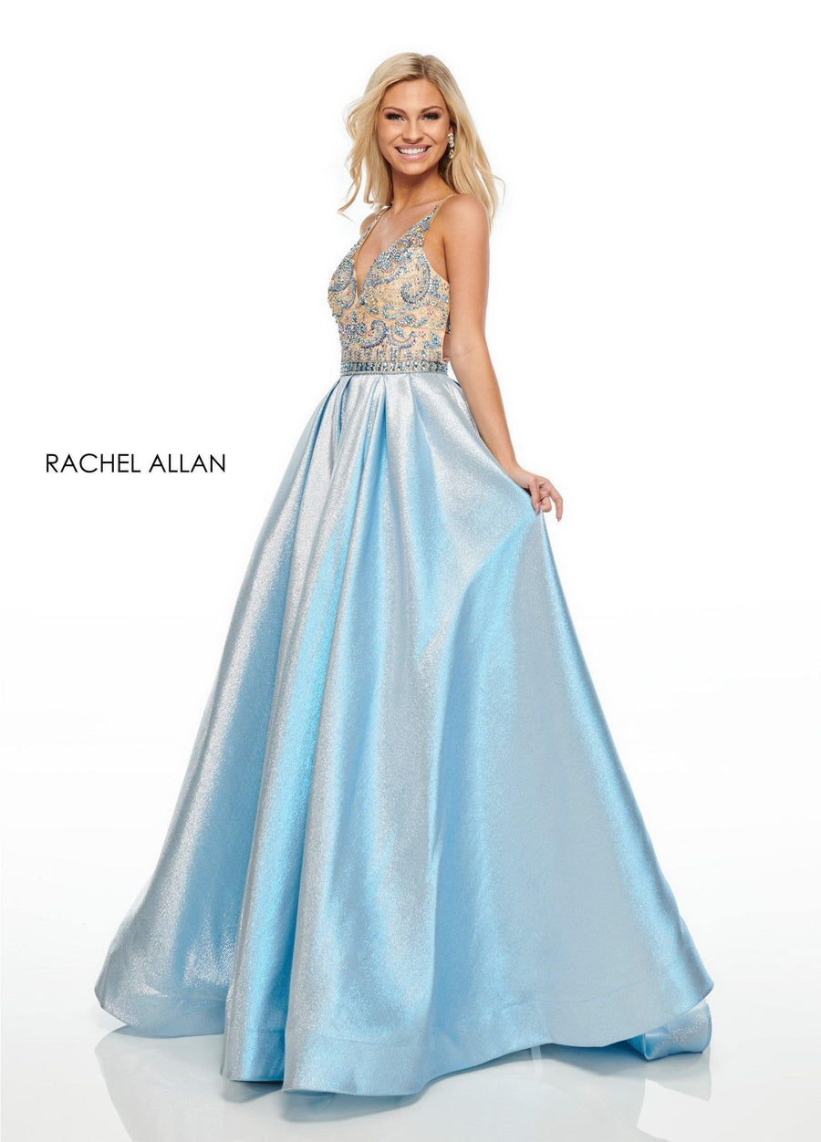 Rachel Allan Long Prom Dress Evening Gown - The Dress Outlet