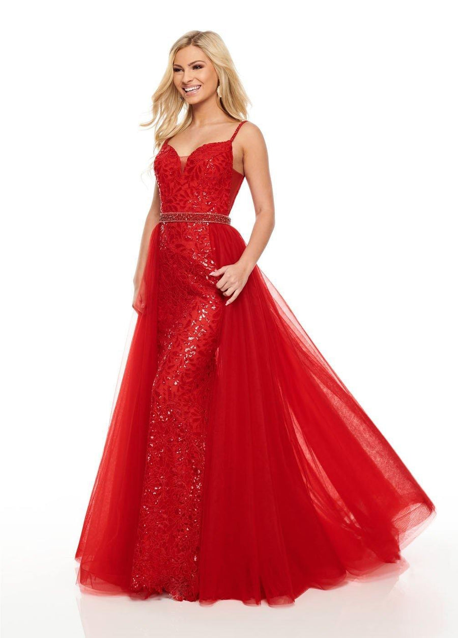 Rachel Allan Long Prom Dress Evening Gown - The Dress Outlet