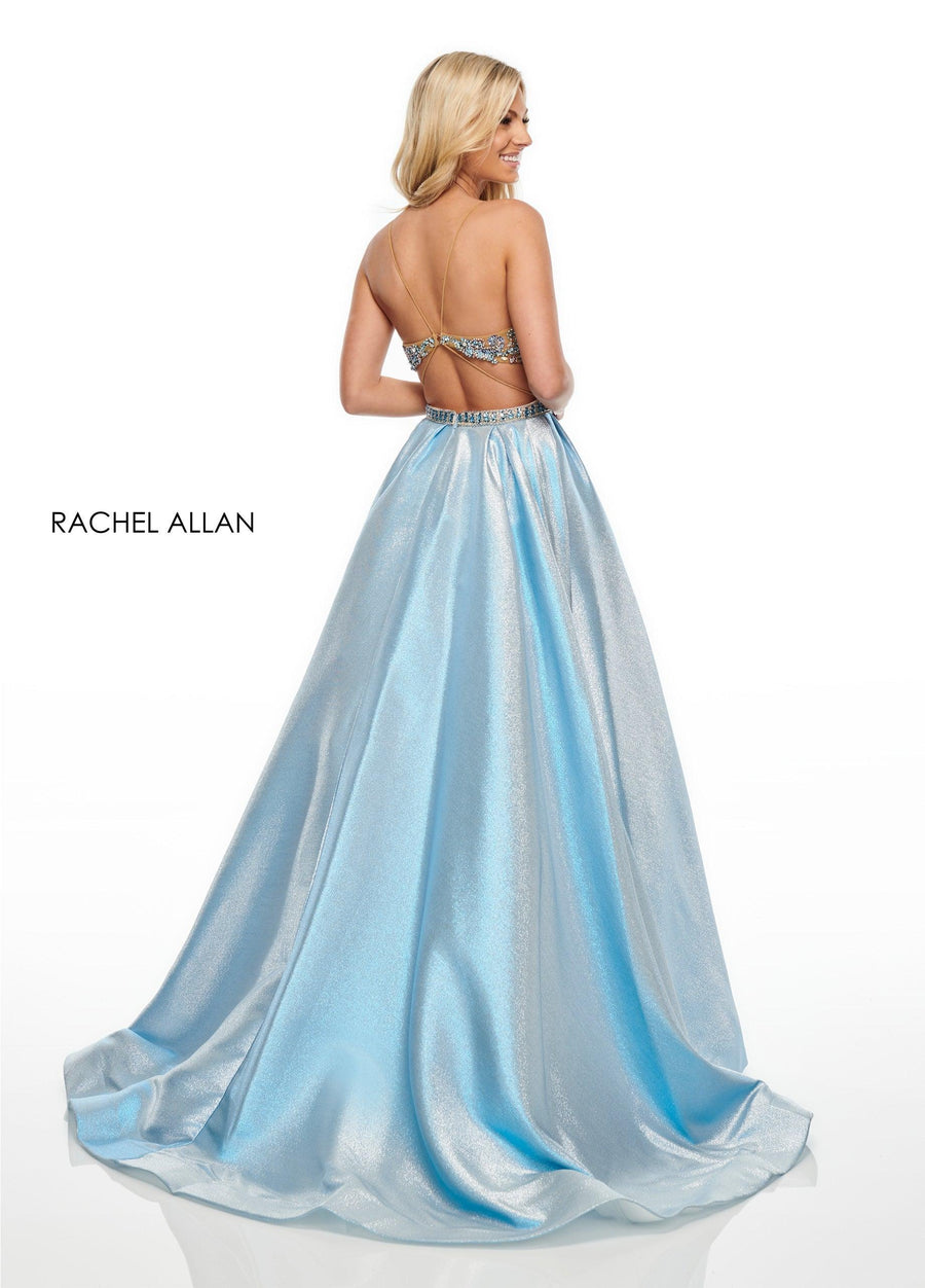 Rachel Allan Long Prom Dress Evening Gown - The Dress Outlet