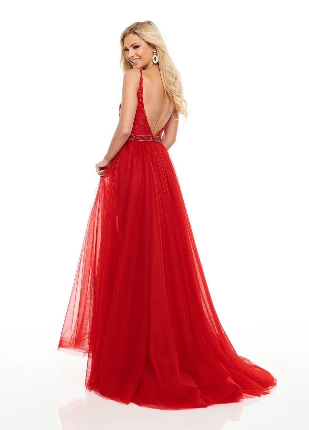 Rachel Allan Long Prom Dress Evening Gown - The Dress Outlet