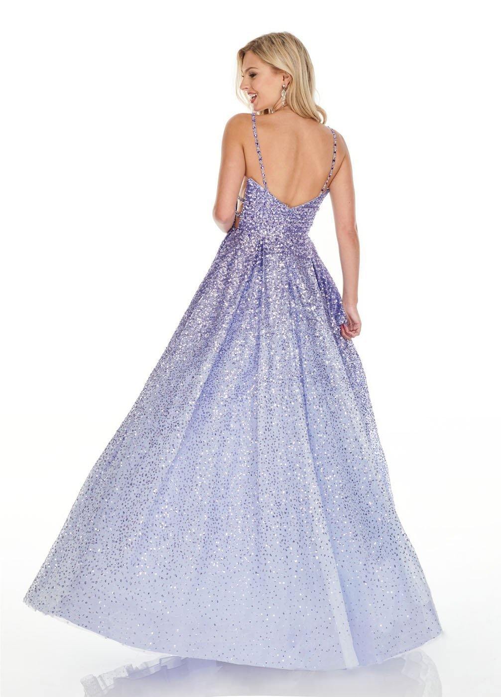 Rachel Allan Long Sparkling Prom Dress Ball Gown - The Dress Outlet