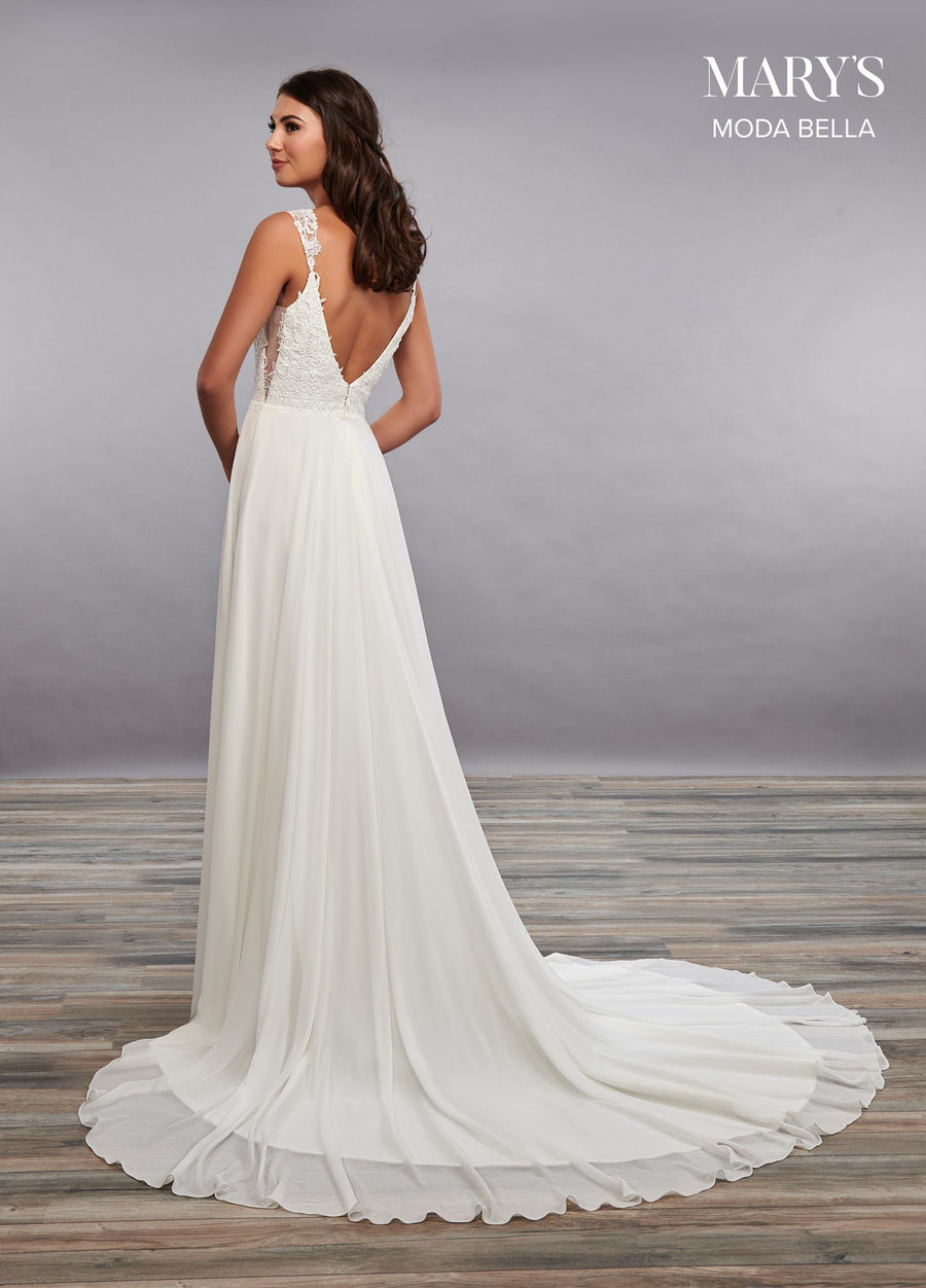 Rachel Allan  Mary's Moda Bella Long Wedding Dress - The Dress Outlet