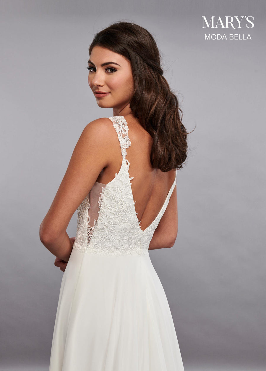 Rachel Allan  Mary's Moda Bella Long Wedding Dress - The Dress Outlet