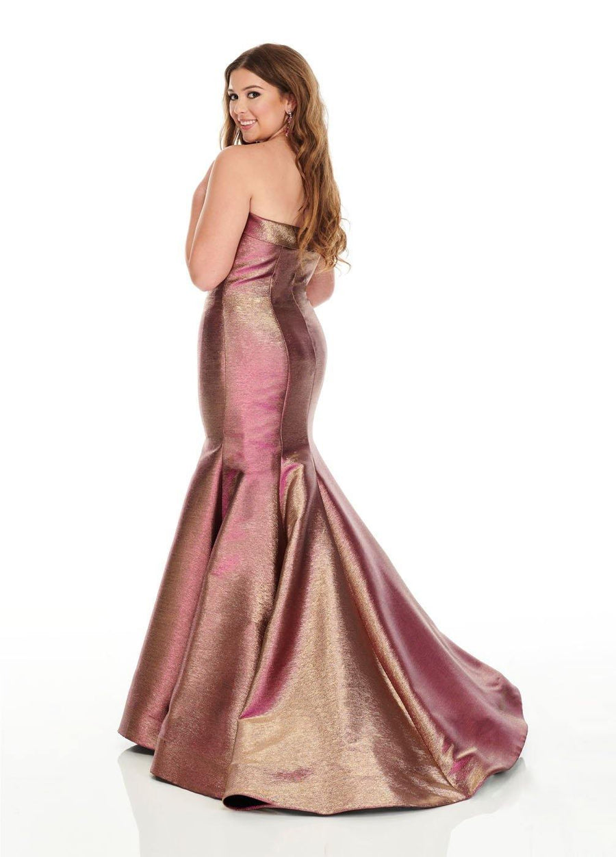 Rachel Allan Plus Size Prom Long Sexy Dress - The Dress Outlet