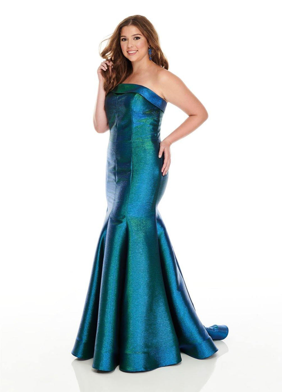 Rachel Allan Plus Size Prom Long Sexy Dress - The Dress Outlet