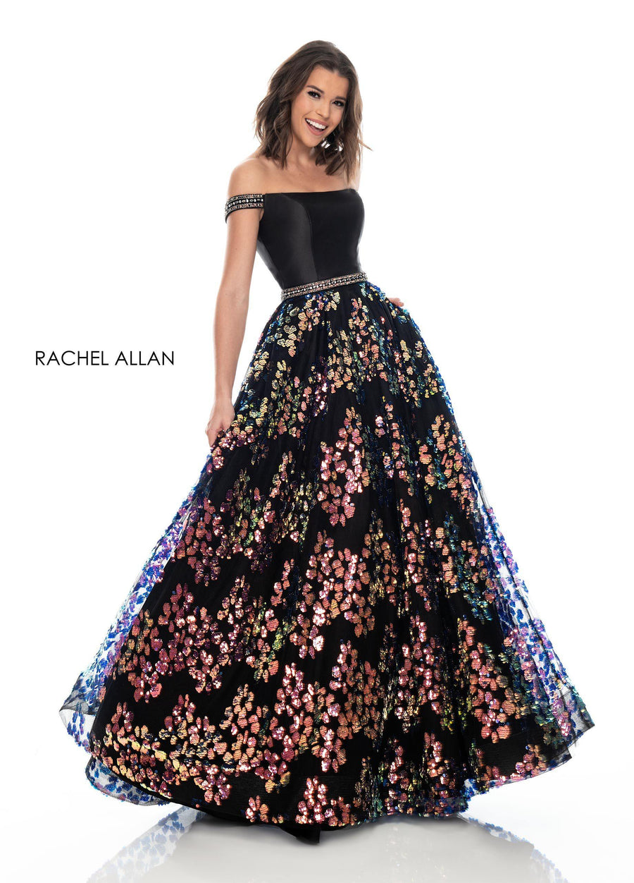 Rachel Allan Prom Long Dress Evening Gown - The Dress Outlet