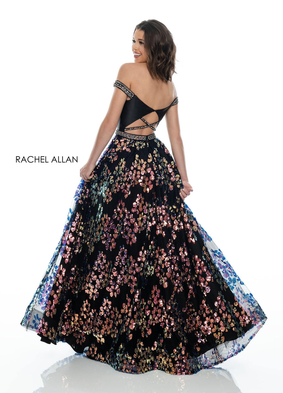 Rachel Allan Prom Long Dress Evening Gown - The Dress Outlet