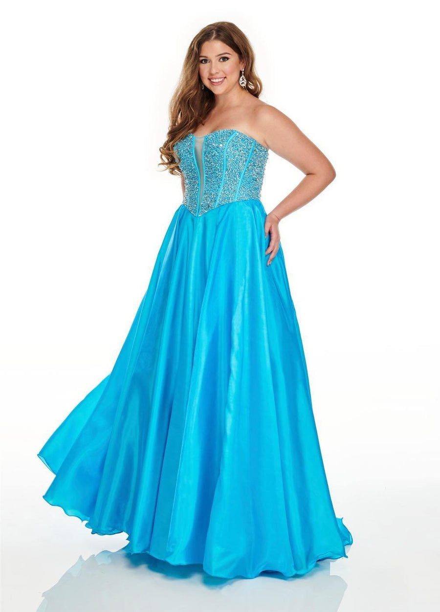 Rachel Allan Prom Long Plus Size Dress Ball Gown - The Dress Outlet