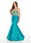 Rachel Allan Sexy Fitted Long Plus Size Dress Prom - The Dress Outlet