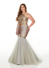 Rachel Allan Sexy Fitted Long Plus Size Prom Dress - The Dress Outlet